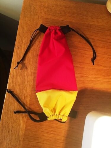 Make a Two-Pocket Safety Goggle Pouch